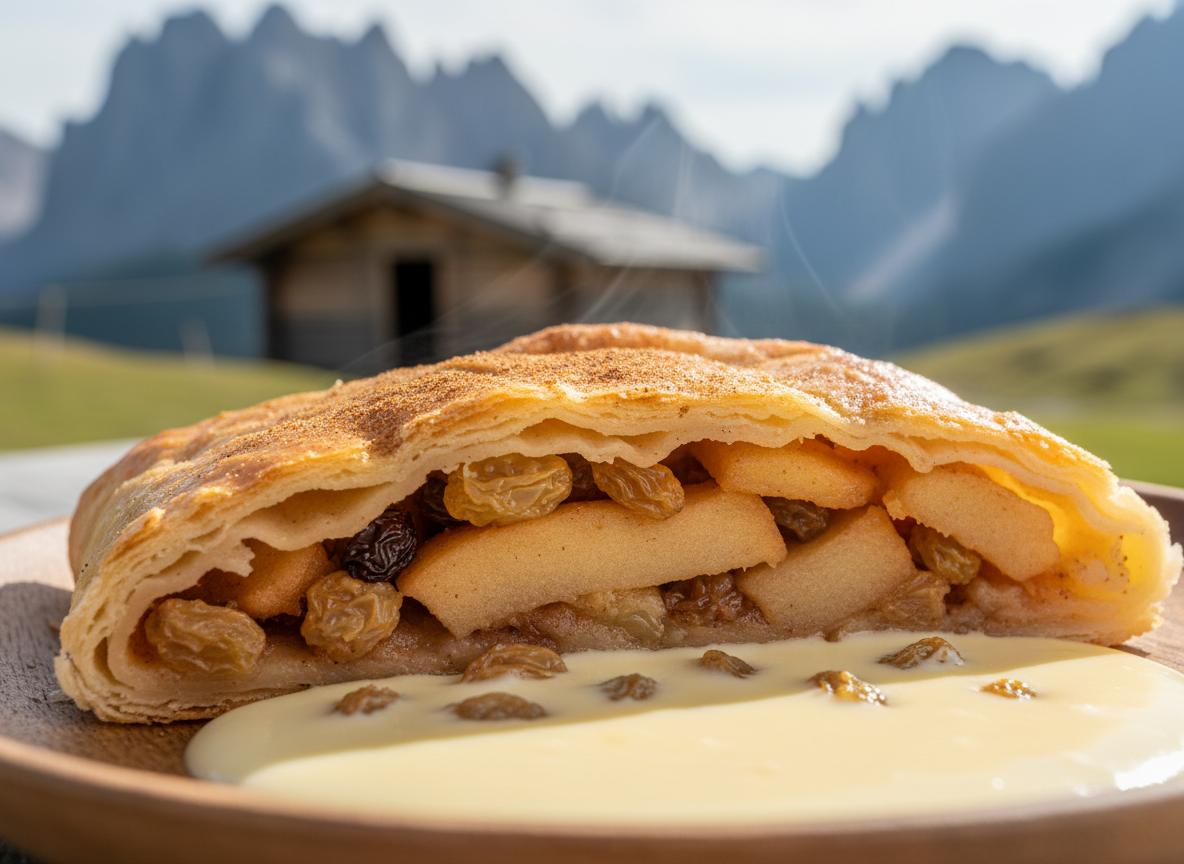 Apfelstrudel - omenastrudeli