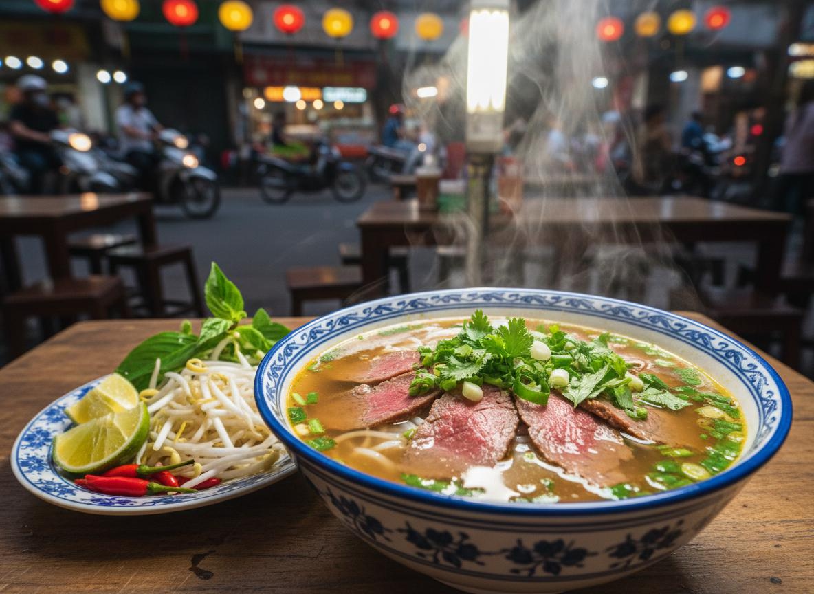 Phở bò - naudanliha-nuudelikeitto