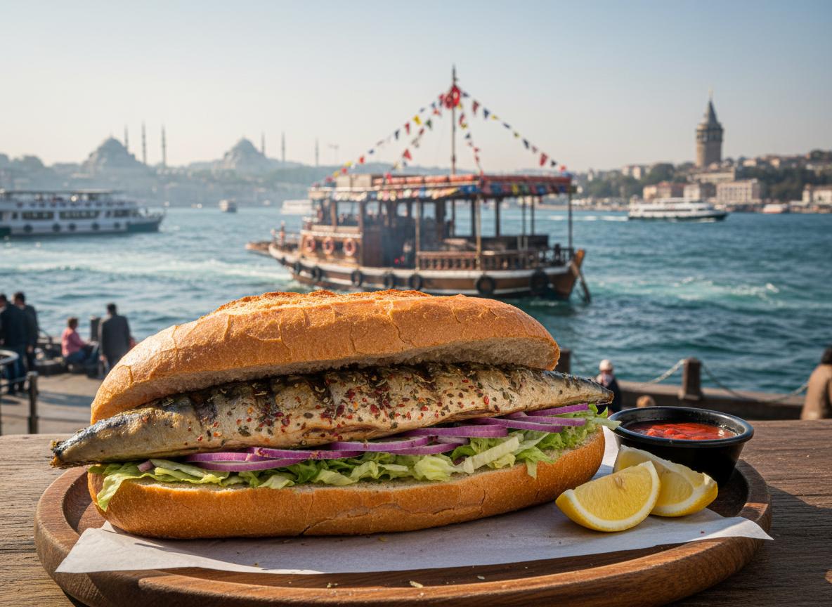 Balık ekmek - grillattua kalaa leivässä