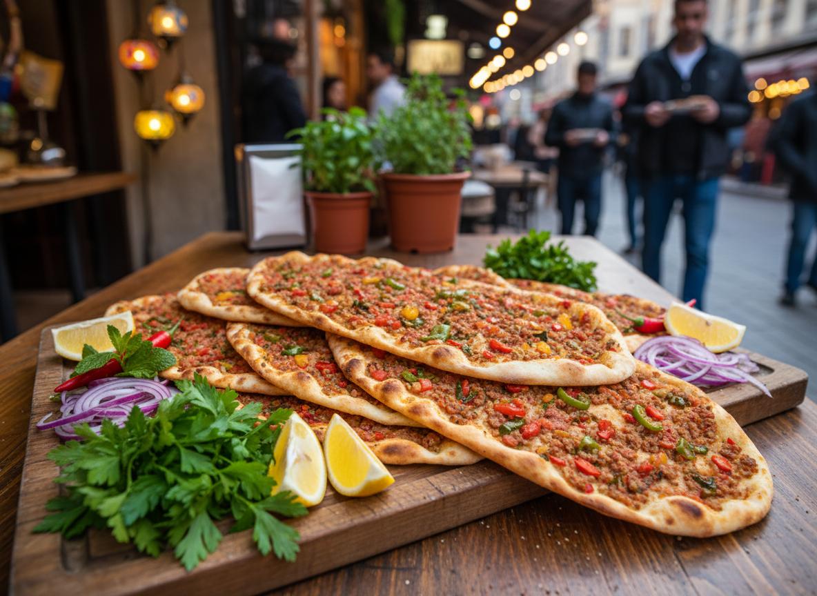 Lahmacun - ohut jauhelihaleipä