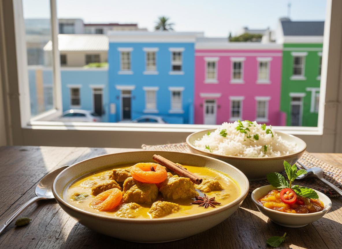Cape Malay curry - maustekarry riisin kera