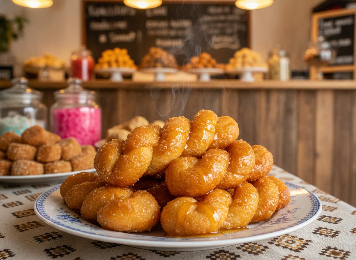 Koeksisters - siirapissa friteerattu letti