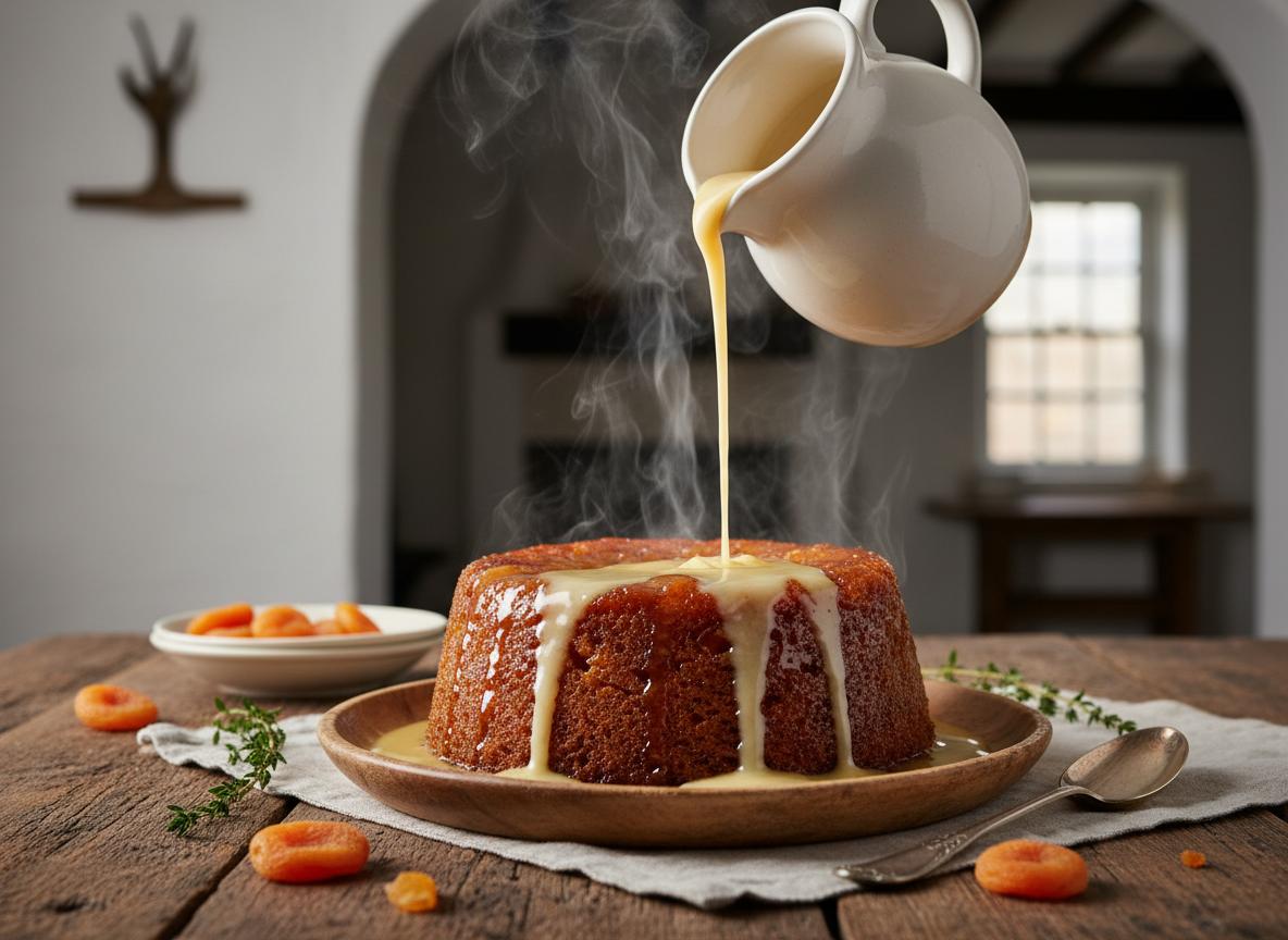 Malva pudding - eteläafrikkalainen kinuskikakkupuuro