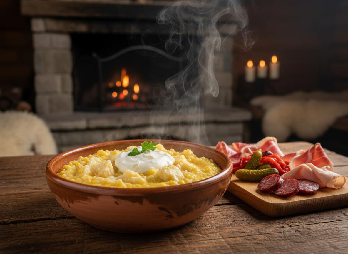 Kačamak - montenegron polenta