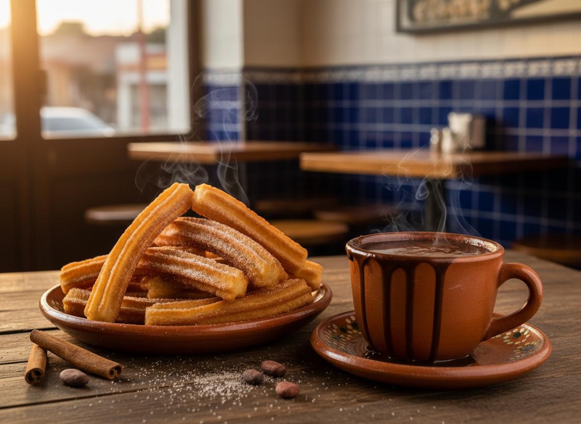 Churros - sokeriset munkkitangot