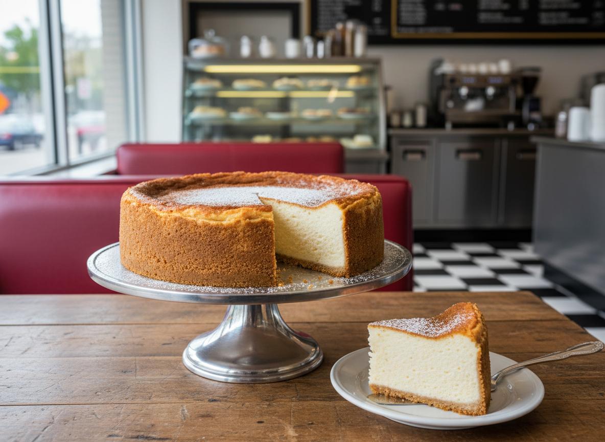New York cheesecake - tiheä kermajuustokakku