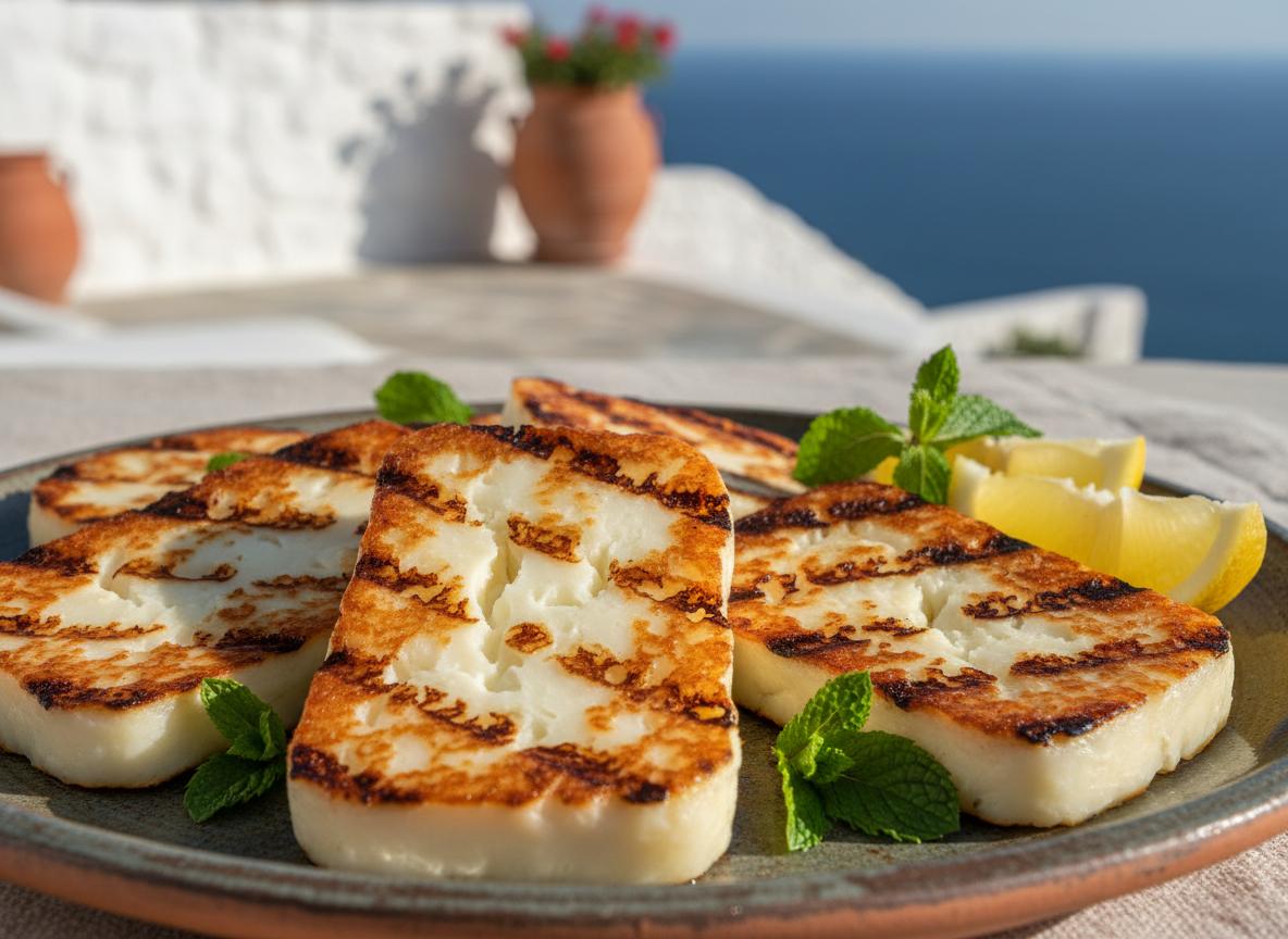 Halloumi - paistettu juusto