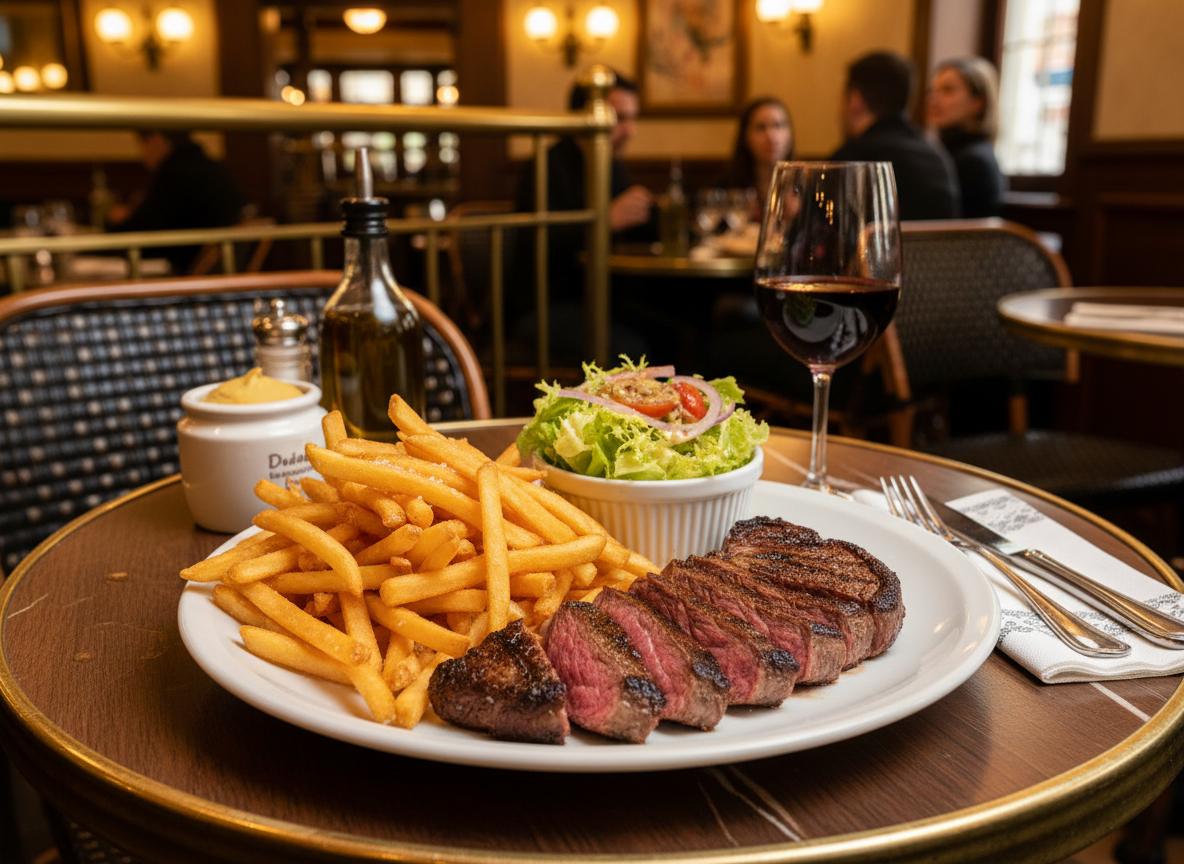 Steak frites - naudanfilee ja ranskalaiset perunat