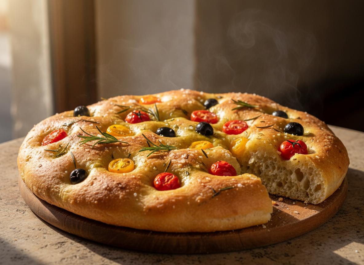 Focaccia barese - barilainen focaccia