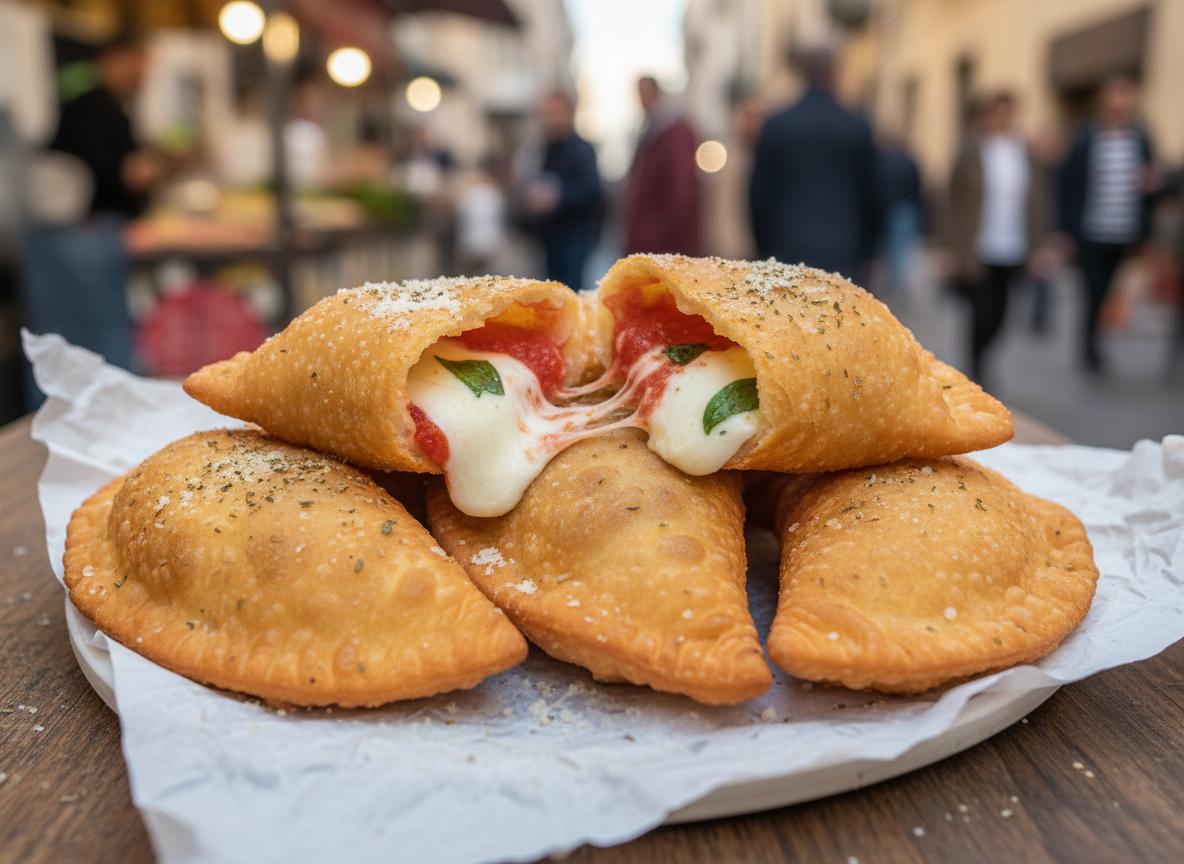 Panzerotti - paistettu pizzanyytti