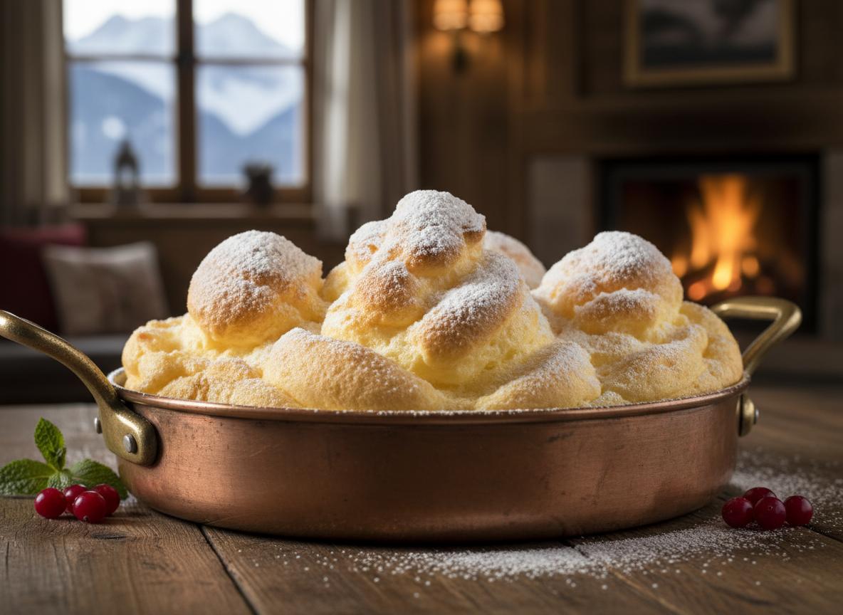 Salzburger Nockerl - salzburgilainen soufflé