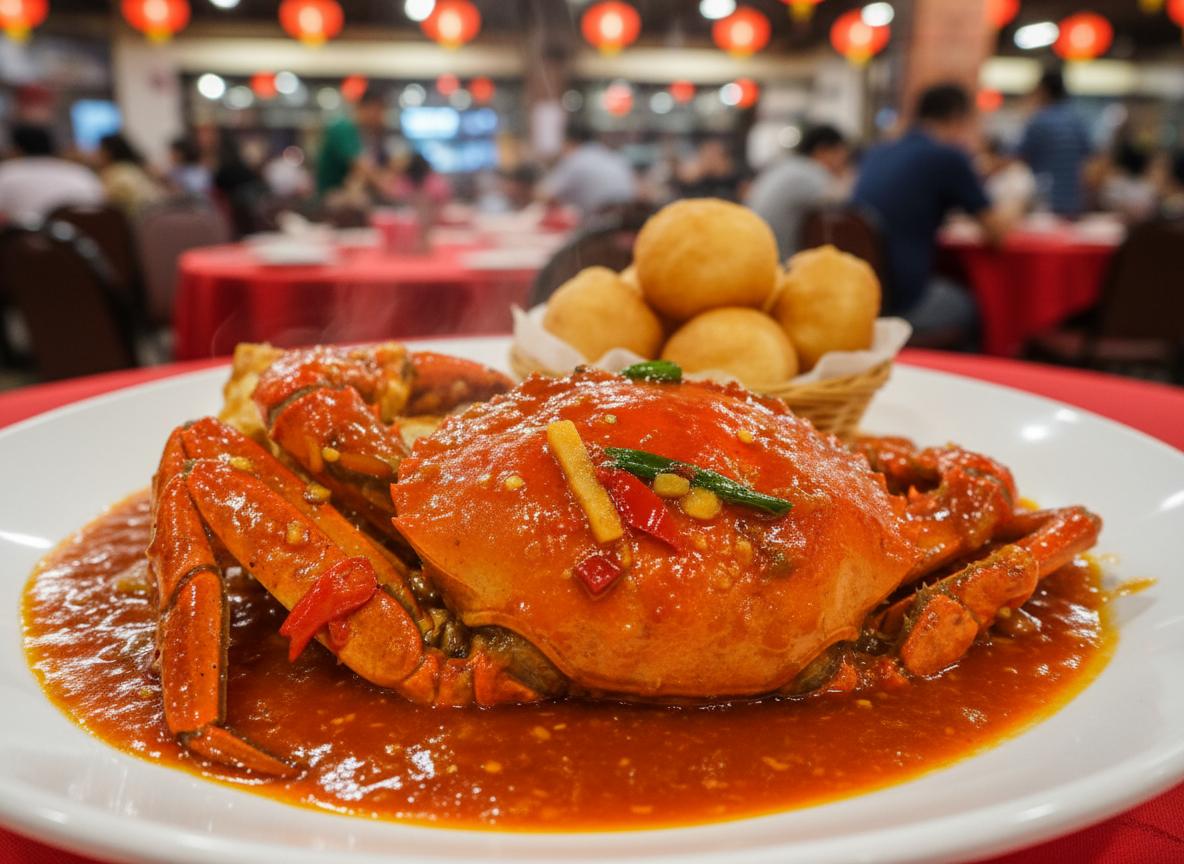 Chili crab - mudarapu tomaatti-chilikastikkeessa