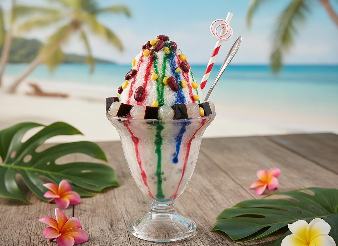 Ice kacang - värikäs jäätelöherkku