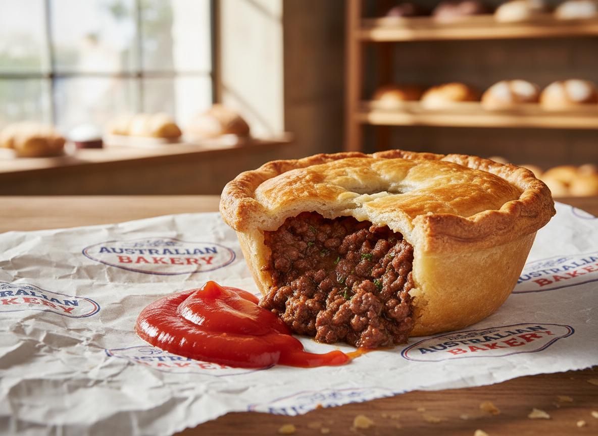 Meat pie - australialainen lihapiirakka