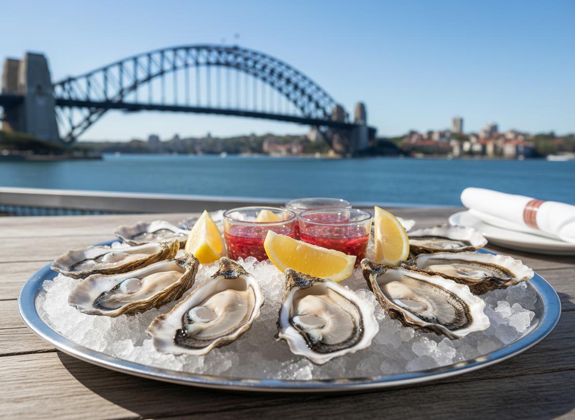 Sydney rock oysters - tuoreita osteria